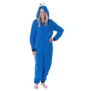 Cookie Monster Costume Adult Unisex L Sesame Street